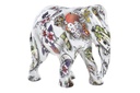 DECO FD-195813 FIGURE RESINE 15X8X13 ELEPHANT BLANC