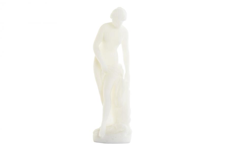 DECO FD-185061 FIGURE RESINE 13,5X10,5X33,5 CLASSIQUE BLANC