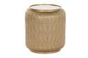 DECO MB-195022 TABLE AUXILIAIRE METAL LUMIERE 42X42X44 DORE