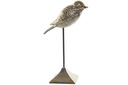 DECO FD-162394 FIGURE ALUMINIUM 28X15X48 OISEAU VIEILLI DORÉ