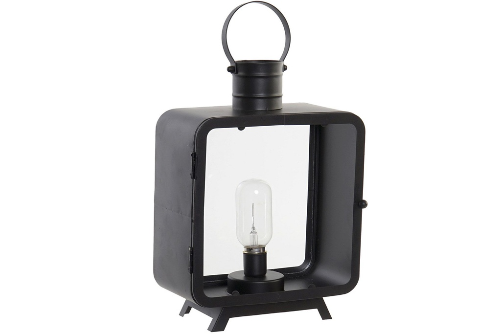 DECO LD-163412 DÉCORATION LUMINEUSE MÉTAL LED 22X12X38,5 LANTERNE