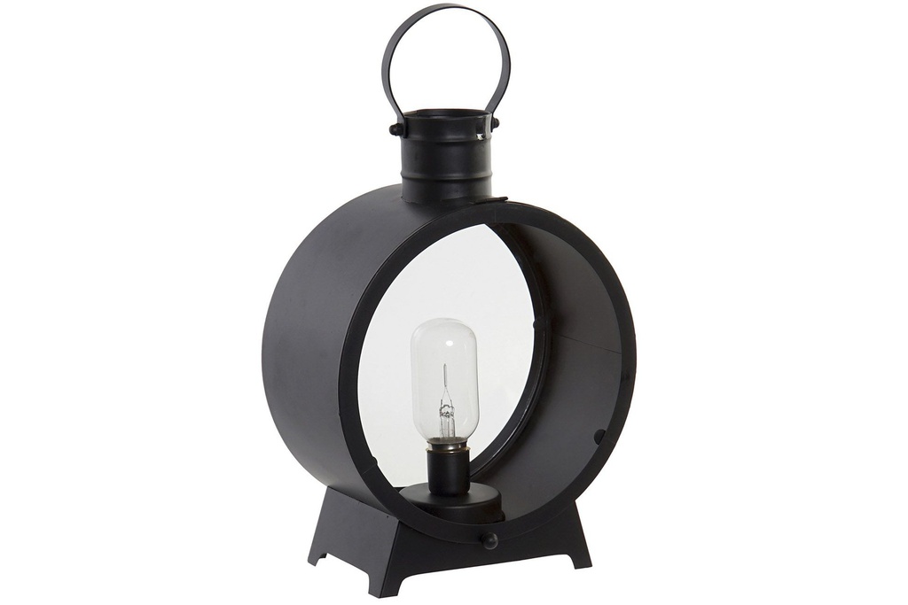 DECO LD-163413 DÉCORATION LUMINEUSE MÉTAL LED 22X12X37,5 LANTERNE