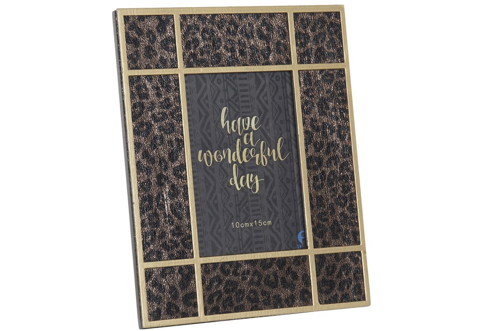 DECO LD-163505 CADRE PHOTO BOIS VERRE 13X18 19X1.5X24 MARRON