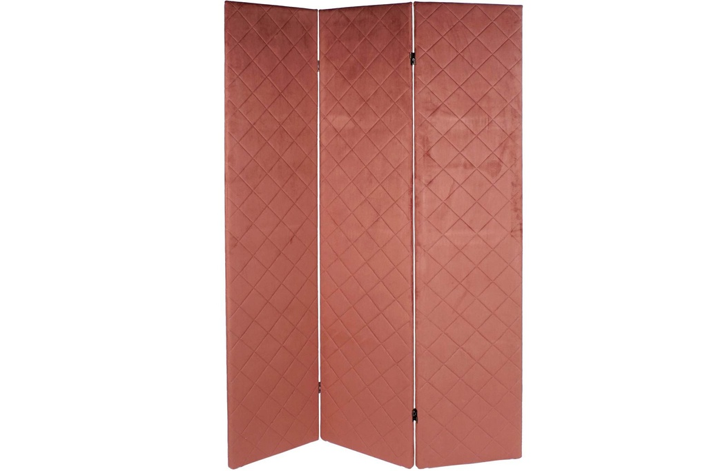 DECO LD-163995 PARAVENT POLYESTER 124X3X172 ROSE