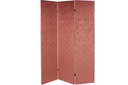 DECO LD-163995 PARAVENT POLYESTER 124X3X172 ROSE