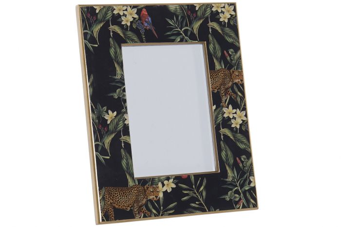 DECO LD-164246 CADRE PHOTO MDF VERRE 23X1,5X28 LEOPARD