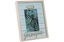 DECO LD-165322 CADRE PHOTO BOIS METAL 10X15 19X2.5X24 VERT MENTHE