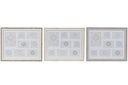 DECO MF-166438 CADRE MULTIPHOTO PS 55X2X45 PASSE-PARTOUT 3 MOD.