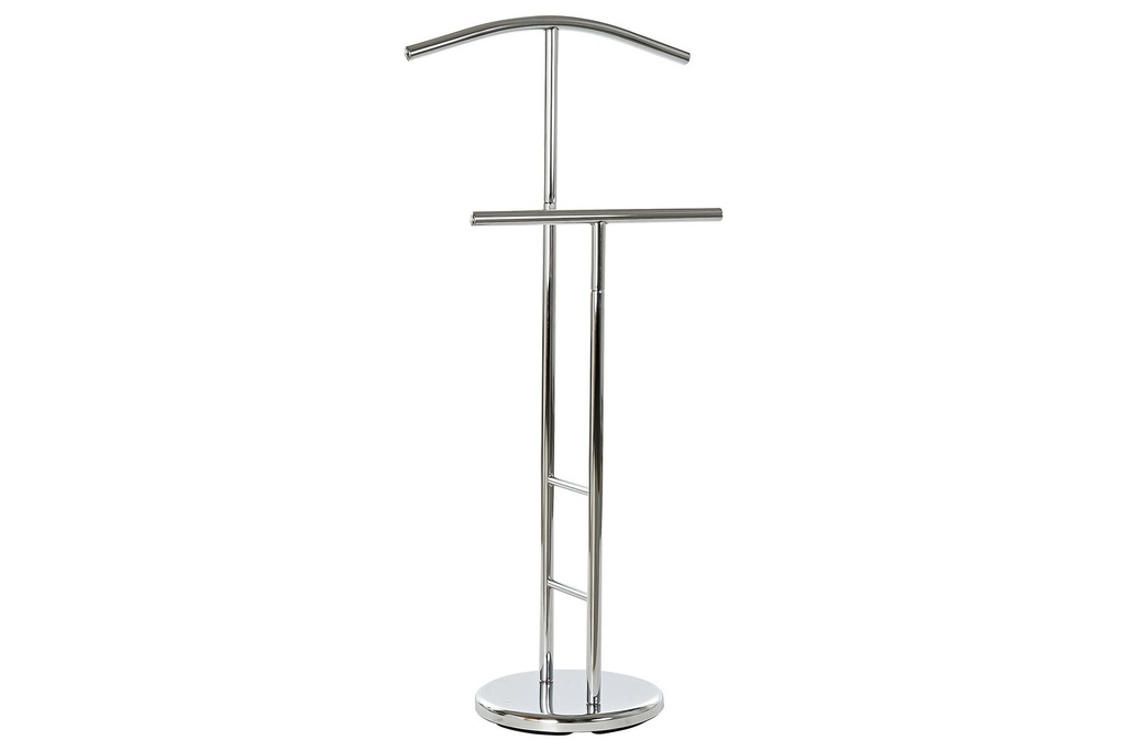 DECO PP-183546 VALET DECO NUIT MÉTAL 48X28X106 CHROME ARGENTÉ