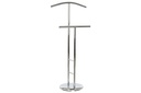 DECO PP-183546 VALET DECO NUIT MÉTAL 48X28X106 CHROME ARGENTÉ