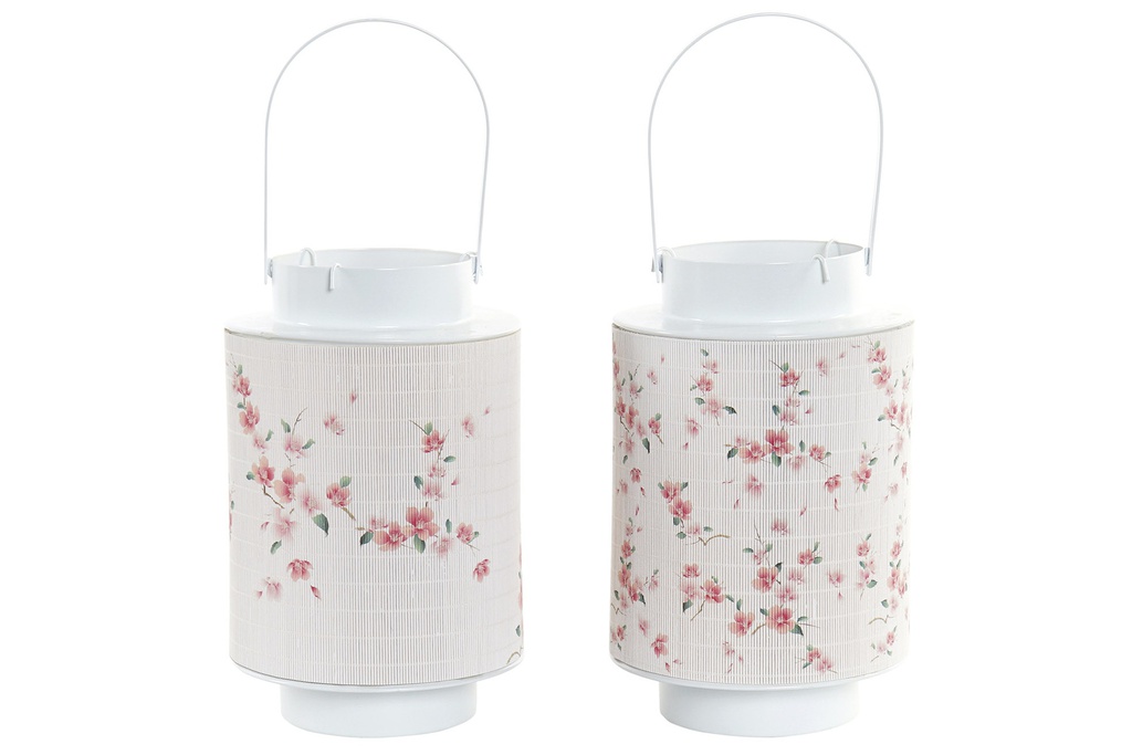 DECO PV-163392 BOUGEOIR MÉTAL BAMBOU 18X18X28 ORIENTAL 2 MOD.