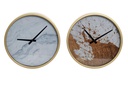 DECO RE-165681 PENDULE MÉTAL VERRE 30X6X30 30 2 MOD.