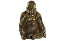 DECO RF-181317 FIGURE RÉSINE 17X15,5X24 GORILLE DORÉ