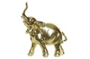 DECO RF-182916 FIGURE RÉSINE 15X6,8X18,3 ELEPHANT DORÉ