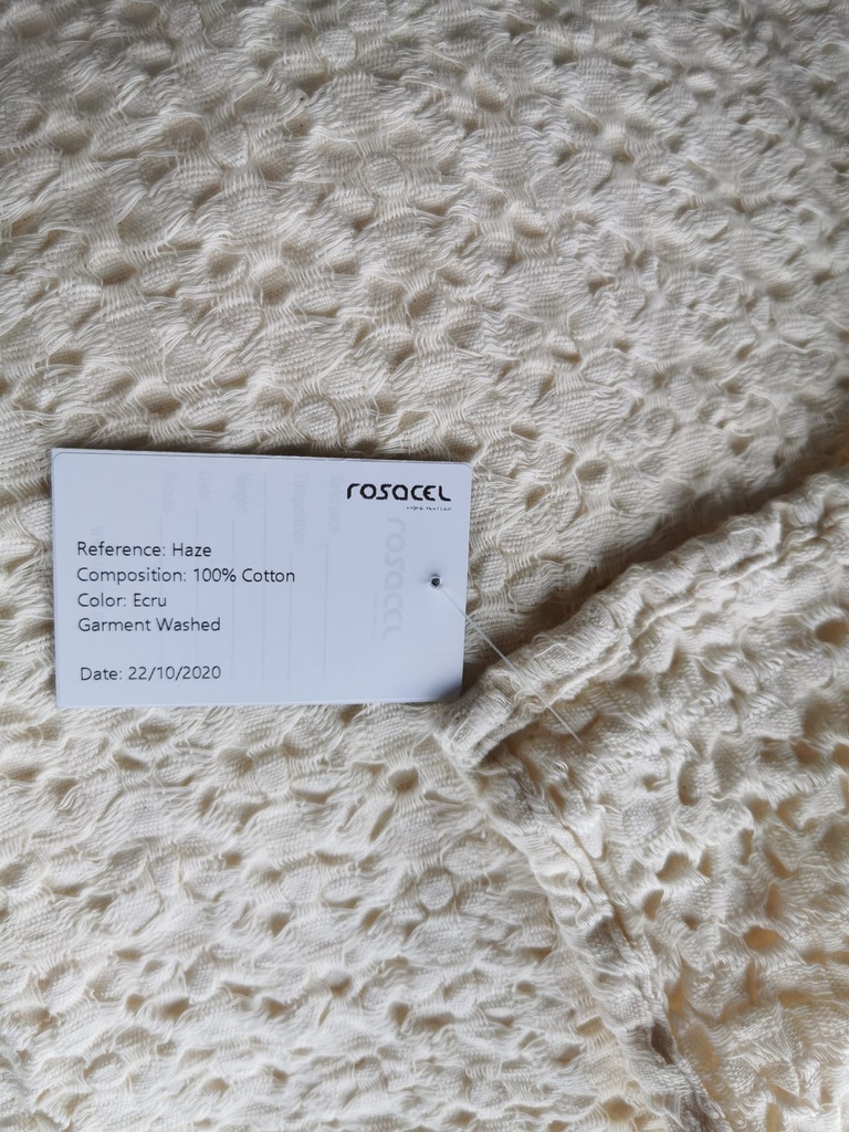 LL RL  COUVRE LIT HAZE 240X260cm NATUREL  100% COTON