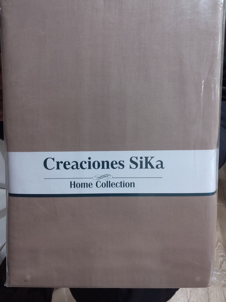 LL EXTRA KING SET DRAP HOUSSE MARRON (200x200+2*50x70cm) 100% CTN