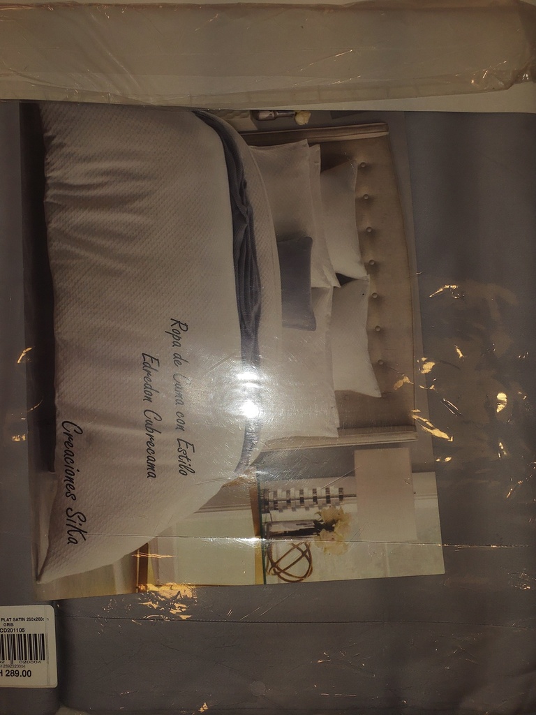 LL TL TAIE D'OREILLER 100% COTTON 144 FILS 65x65cm+1 FLAP 15 BEIGE