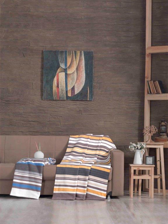 LL CM 63328 PLAID TEIDE-2 -140x170 Cm C612 PIZARRA