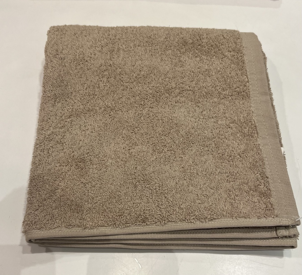 LL AL SERVIETTE DE TOILETTE 50X100 100% COT 500GR/M2 SABLE SIENNE