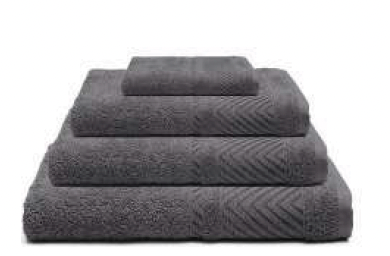 LL TL SERVIETTE CENTEIO 50x100 GRIS 100% COTON