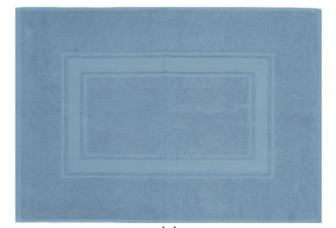 LL TL TAPIS BAIN 50x70 BLEU 100% COTON