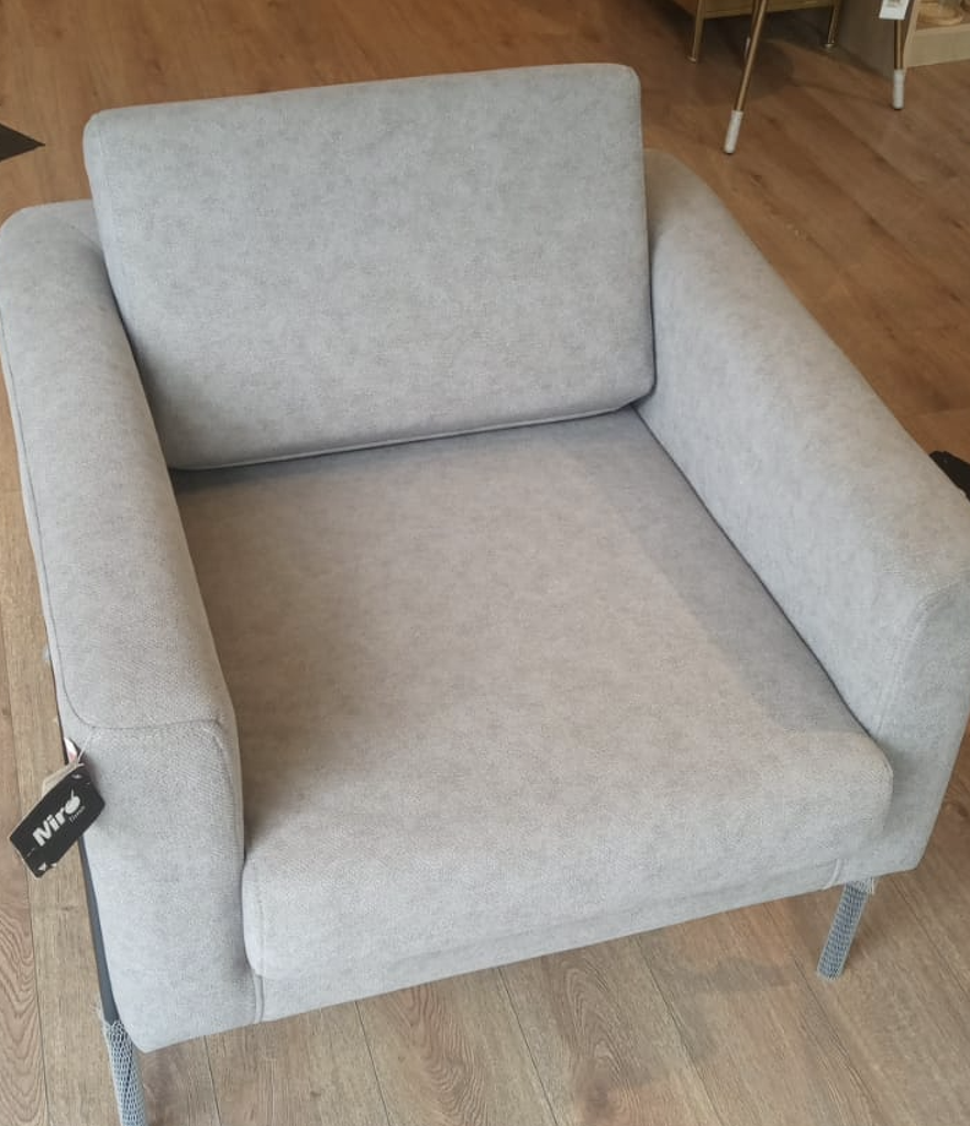 DECO AN FAUTEUIL KAREN METAL (75X75X75/46CM) 1PLACE