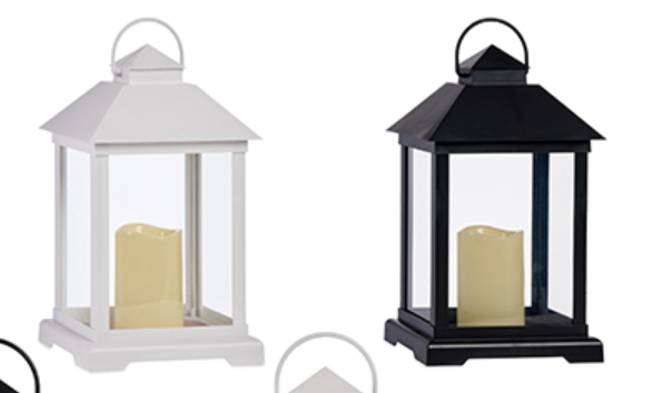 DECO 56941 LANTERNE LED GR 2 COL MIX