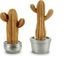 DECO 57690 CACTUS RESINE TIERRA M ARGENT 30CM SURT 3