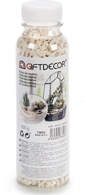 DECO 73653 BOITE PIERRE 500GR BEIGE