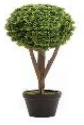 DECO 48272 ARBRE BOULE AVEC POT PVC MOYEN