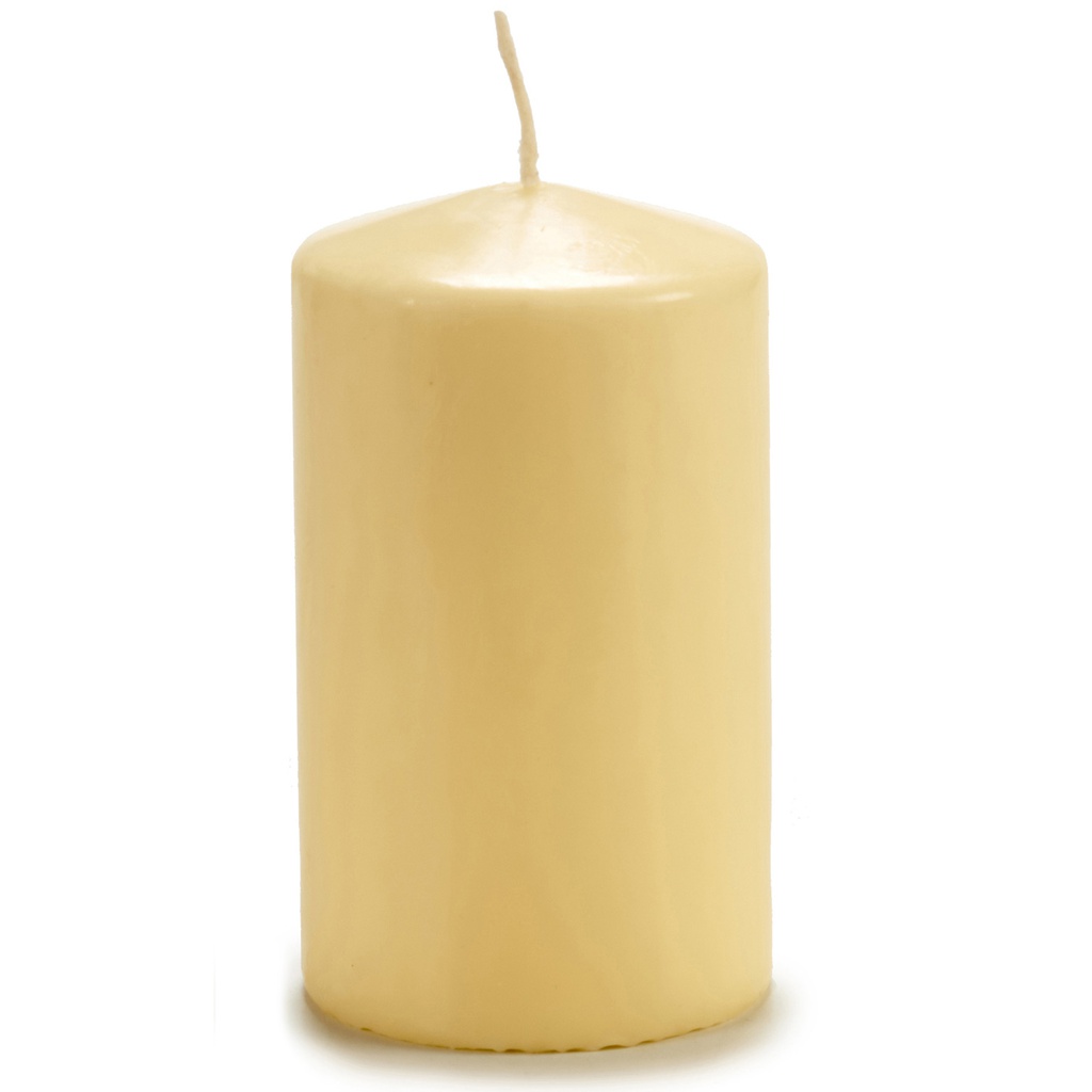 DECO 30420 BOUGIE BLOC BEIGE LARGE 15CM
