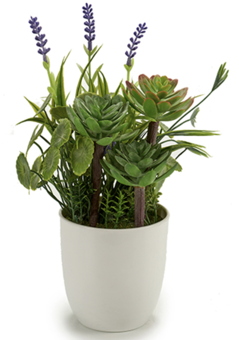 DECO 57346 POT PLANTES LAVANDA SURT 2 MODELOS