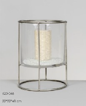 DECO 620-046 PORTE BOUGIES GIRESUN 22*22*30 CMS