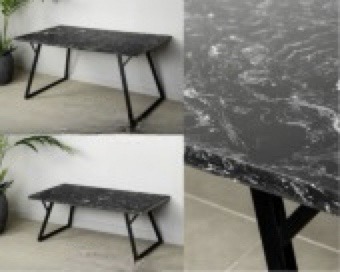 DECO 627-003 TABLE A CAFE MARBRE OAXACA 120*60*47CMS