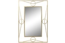 DECO MB-163298 MIROIR MÉTAL MIROIR 71X3X92 DORÉ