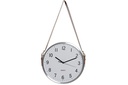 DECO RE-165673 HORLOGE MURALE ALUMINIUM PU 33X4X60 33 SILVER