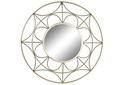 DECO ES-163278 MIROIR MÉTAL MIROIR 76,5X6X76,5 DORÉ
