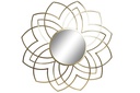 DECO ES-163279 MIROIR MÉTAL MIROIR 92X4X92 SOLEIL DORÉ