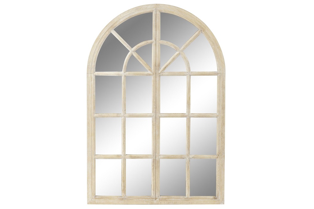 DECO ES-175597 MIROIR PAULOWNIA VERRE 66,5X2X96,5 FEN TRE NATUREL