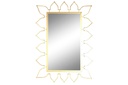 DECO MB-176778 MIROIR MÉTAL MIROIR 73X3X103 DORÉ
