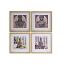 DECO CU-163265 TABLEAU PS 40X2X40 BOUDDHA 4 MOD.