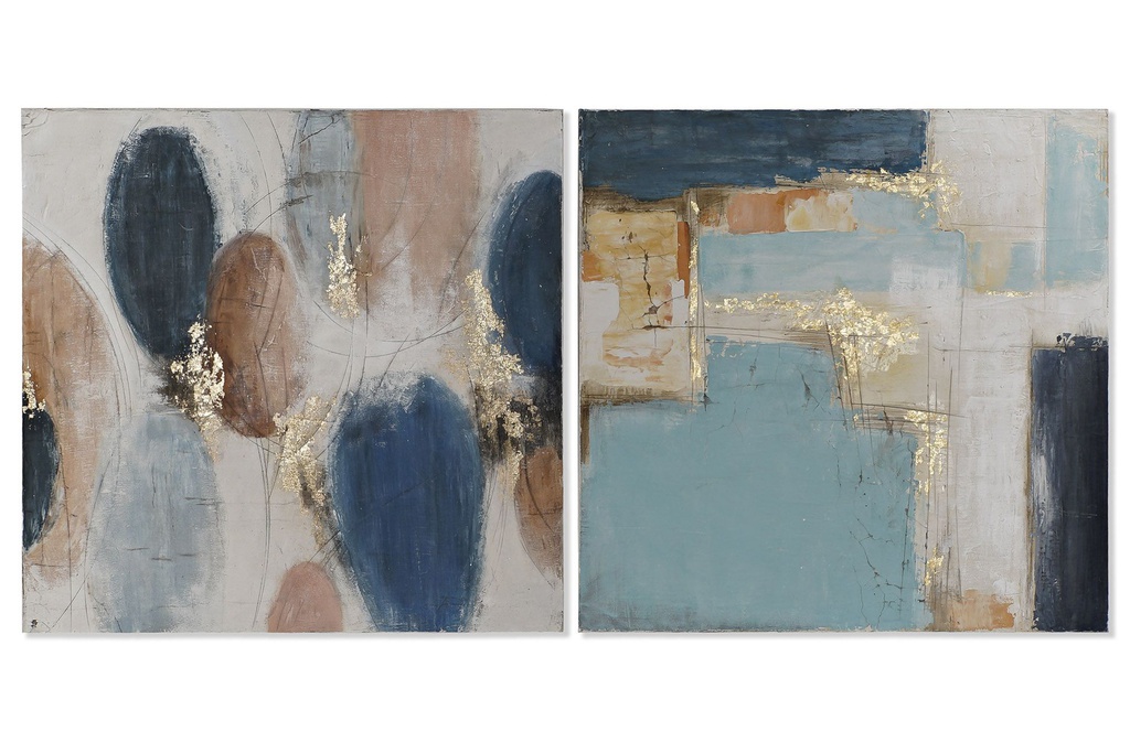 DECO CU-176603 TABLEAU CANVAS PINE TREE 80X4X80 ABSTRACT 2 MOD.