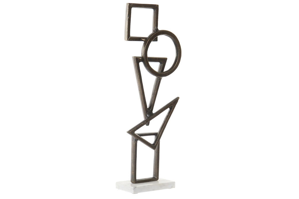 DECO DH-162466 DECO ALUMINIUM MARBRE 18X10,5X55 ABSTRAIT