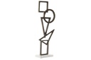 DECO DH-162466 DECO ALUMINIUM MARBRE 18X10,5X55 ABSTRAIT