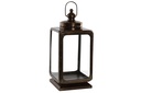 DECO FA-170574 LANTERNE MÉTAL VERRE 23X23X52 BRONZE