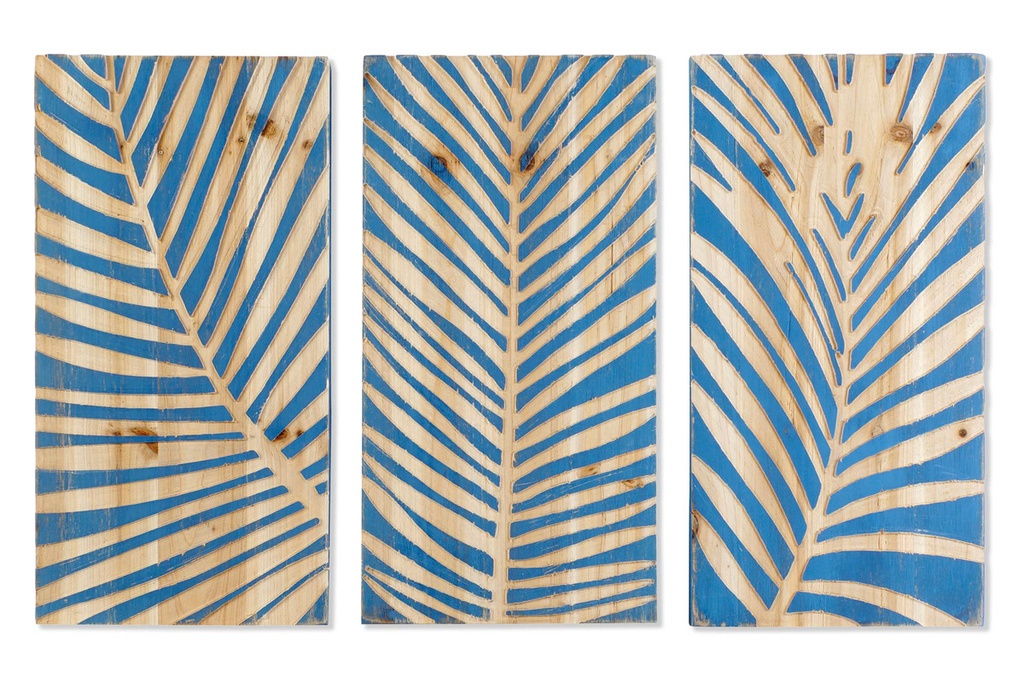 DECO CU-176262 TABLEAU MDF 25X3X48 FEUILLE 3 MOD.
