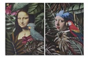 DECO CU-179753 TABLEAU TOILE MDF 50X1,8X70 TROPICAL 2 MOD.