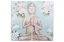 DECO CU-181694 TABLEAU SET 2 TOILE 70X3X140 BOUDDHA PEINT À MAIN