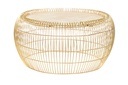 DECO MB-174824 TABLE AUXILIAIRE ALUMINIUM FER 74X74X38 DORÉE