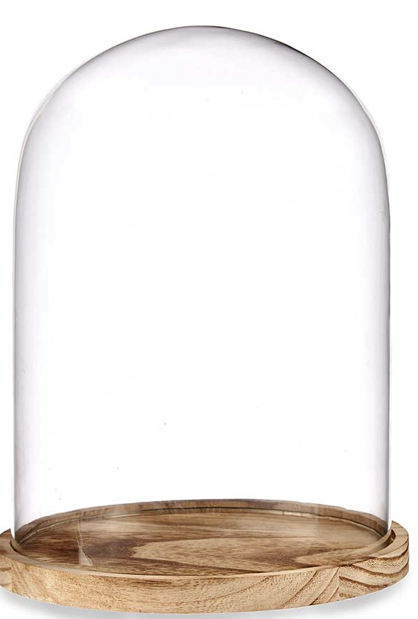 DECO P68 CLOCHE AVEC COUVERCLE EN VERRE H:31CM L:16CM